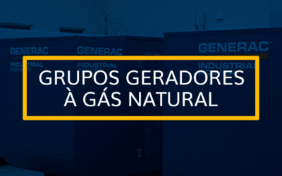 Grupos Geradores à gás natural